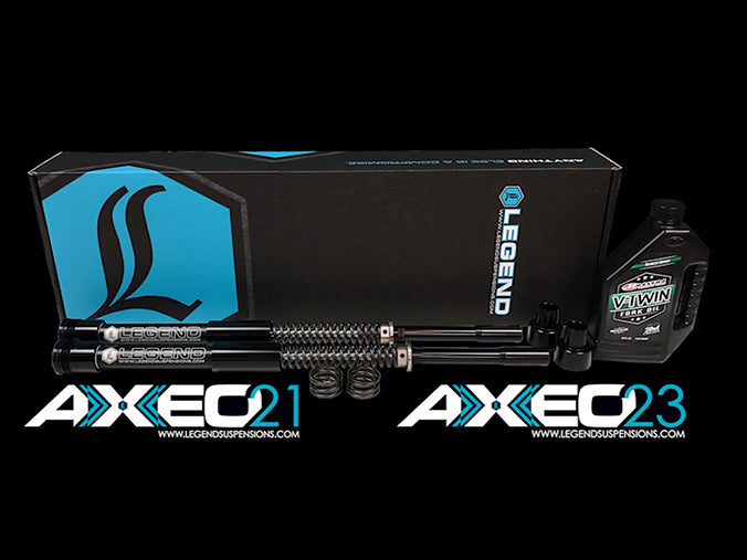 AXEO Front End Suspension. Fits CVO Road Glide 2017-2023 - With 21in. Knockout custom wheel kits: #43300494 / 43300496