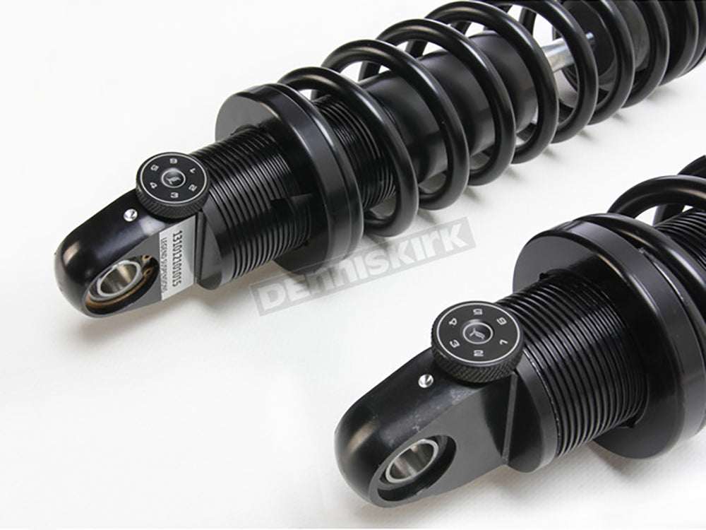 REVO-A Series, 13in. Adjustable Rear Shock Absorbers - Black. Fits FLH Trike 2009-2025