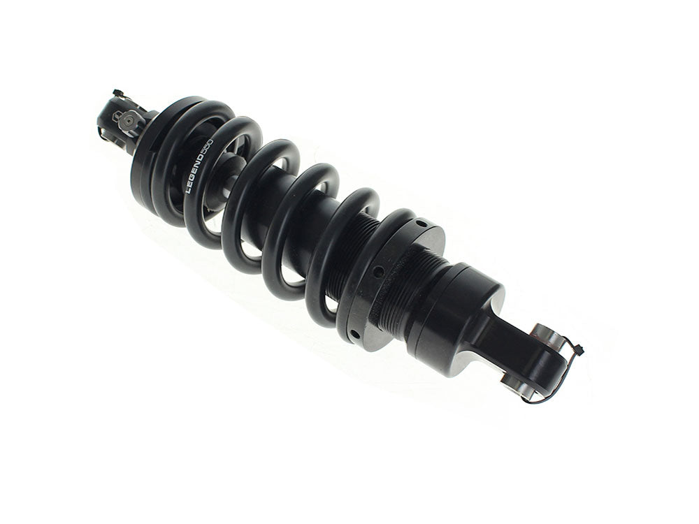 REVO-A Series, 12.5in. Adjustable Heavy Duty Rear Shock Absorbers - Black. Fits Softail 2018-2024