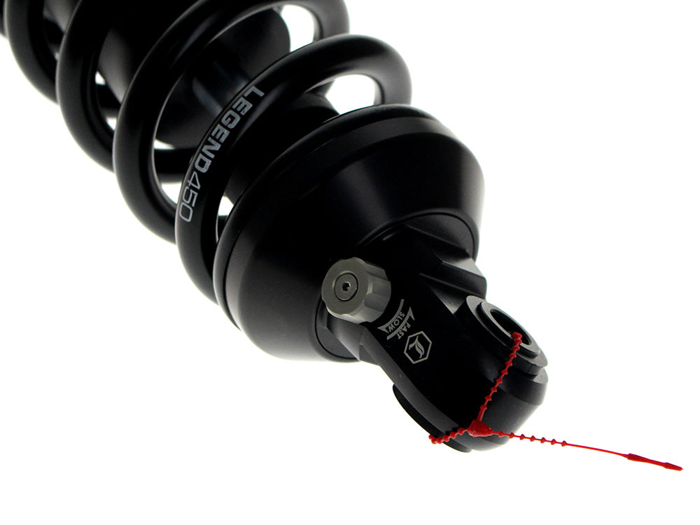 REVO-A Series, 13in. Adjustable Rear Shock Absorbers - Black. Fits Softail 2025up.