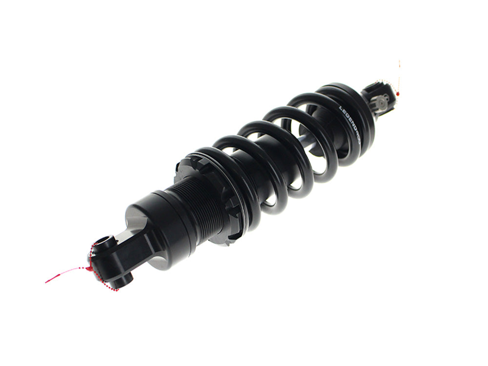 REVO-A Series, 13in. Adjustable Rear Shock Absorbers - Black. Fits Softail 2025up.