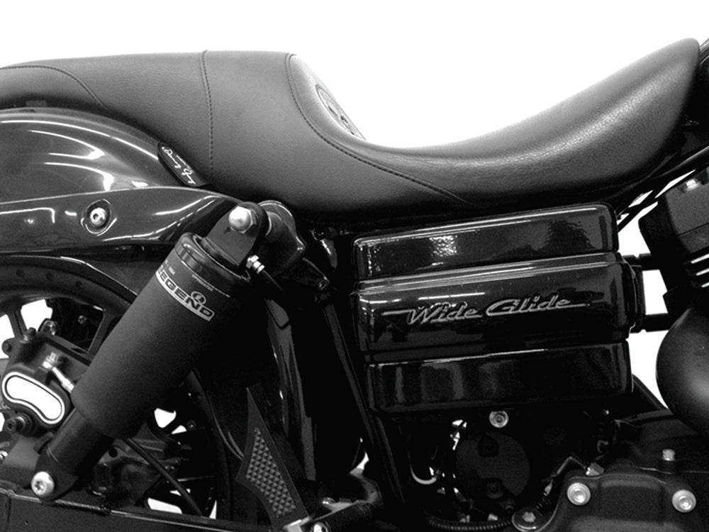 AERO Series, Rear Air Shock Absorbers - Black. Fits Dyna 2006-2017.