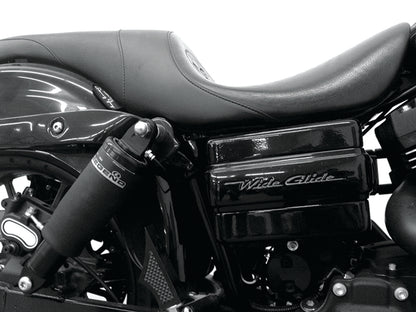 AERO Series, Rear Air Shock Absorbers - Black. Fits Dyna 2006-2017.