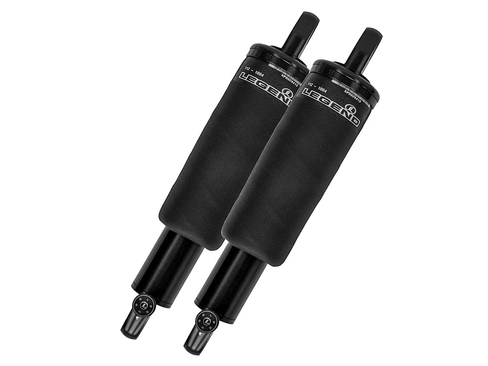 AIR-A Series, Adjustable Rear Air Shock Absorbers - Black. Fits Dyna 2006-2017.