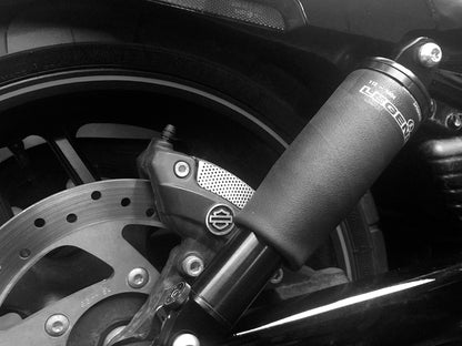 AIR-A Series, Adjustable Rear Air Shock Absorbers - Black. Fits V-Rod 2007-2017.