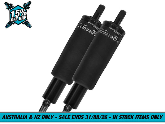 AIR-A Series, Adjustable Rear Air Shock Absorbers - Black. Fits Sportster 2004-2013.