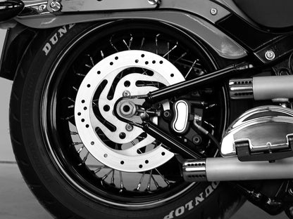 AIR Series, Rear Air Shock Absorbers - Black. Fits Softail 1989-1999.