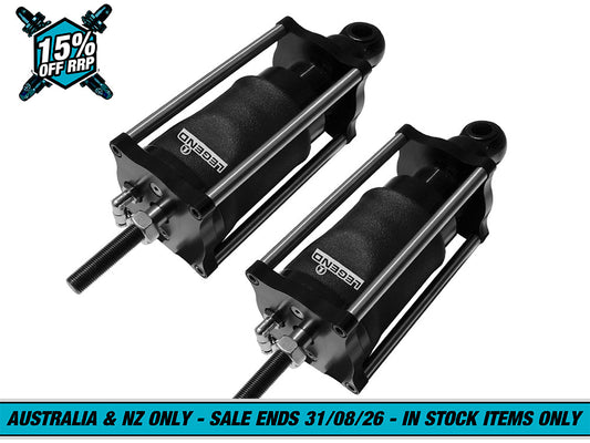 AIR Series, Rear Air Shock Absorbers - Black. Fits Softail 2000-2017.