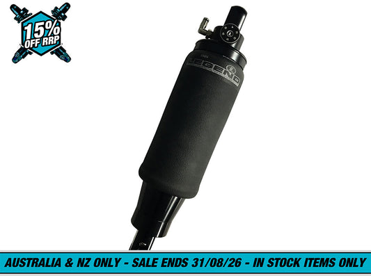 AIR-A Series, Adjustable Rear Air Shock Absorber - Black. Fits Softail 2018-2024