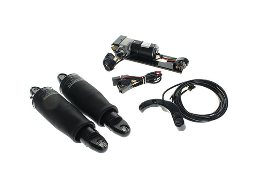 AIR Series, Rear Air Shock Absorbers - Black. Fits CVO Touring 2023up & Street Glide & Road Glide 2024up
