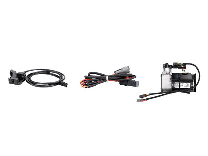 AIR Series, Adjustable Rear Air Shock Absorbers - Black. Fits FLH Trike 2017-2025