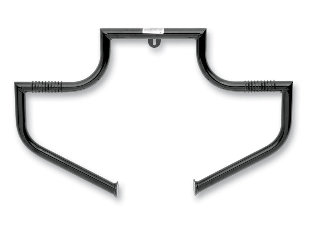 Linbar Engine Guard Freeway Bar - Black. Fits FL Softail 2000-2017.