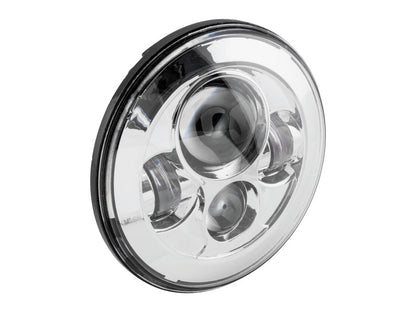 7in. LED HeadLight Insert - Chrome. Fits H-D, Indian Chief Classic & Dark Horse Models with 7in. Headlight.