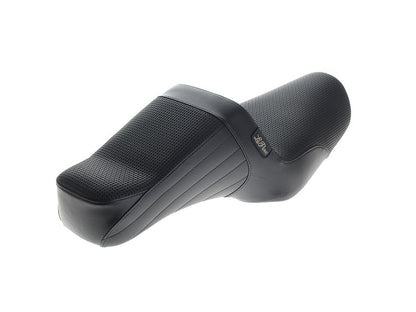 Tailwhip Dual Seat - Basket Weave. Fits Sportster 1982-2003.