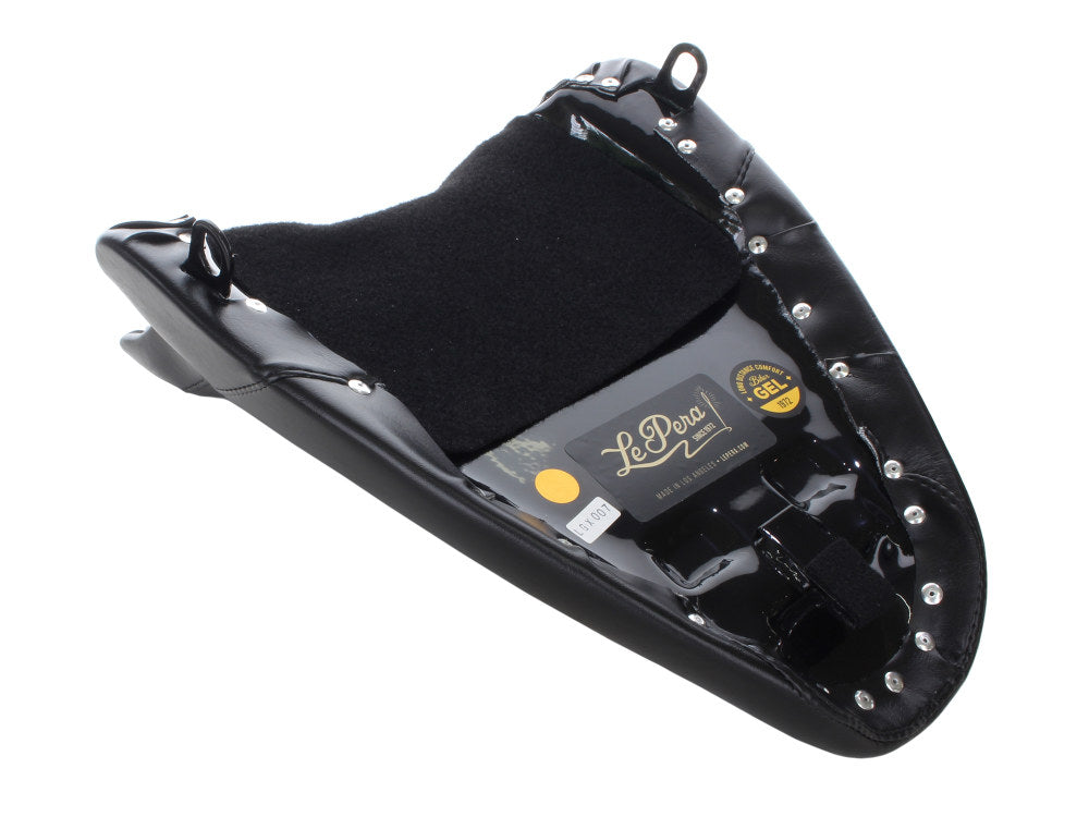 Bare Bones Solo Seat with Biker Gel. Fits Softail 2000-2007 with 130 or 150 OEM Rear Tyre.