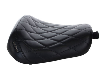 Bare Bones Solo Seat with Diamond Stitch. Fits Sportster Forty-Eight & Seventy-Two 2010-2021.
