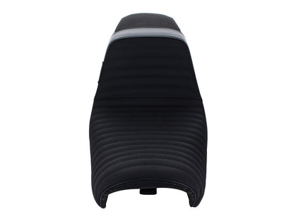 Kickflip Dual Seat with Pleated Gripper Tape. Fits Dyna 2006-2017.