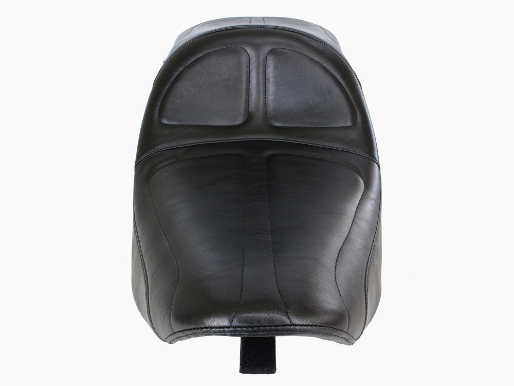 Maverick Daddy Long Legs Dual Seat - Extended Reach. Fits Softail 2006-2017 with OEM 200 Rear Tyre.