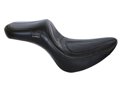 Maverick Daddy Long Legs Dual Seat - Extended Reach. Fits Softail 2006-2017 with OEM 200 Rear Tyre.