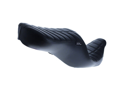 Maverick Indy Dual Seat Up Front Reduced Reach - Double Track Pleat. Fits Most Touring 2008-2024