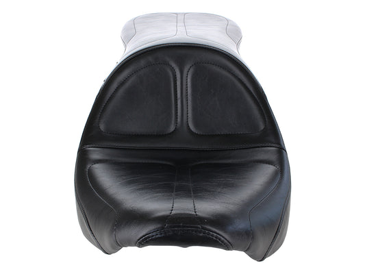 Maverick Dual Seat with Stitch. Fits Softail Slim & Street Bob 2018up & Standard 2020up.