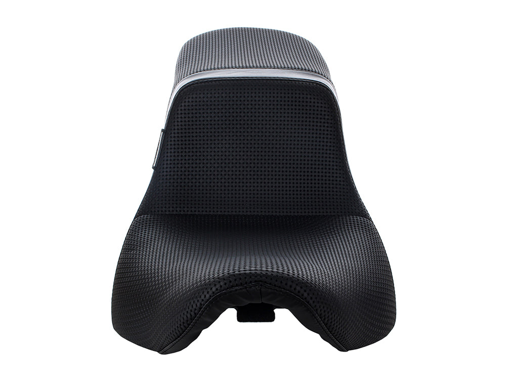 Daytona Dual Seat with Basket Weave. Fits Sport Glide & Low Rider 2018up & Low Rider S 2020up.