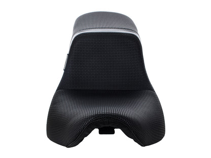 Daytona Dual Seat with Basket Weave. Fits Sport Glide & Low Rider 2018up & Low Rider S 2020up.