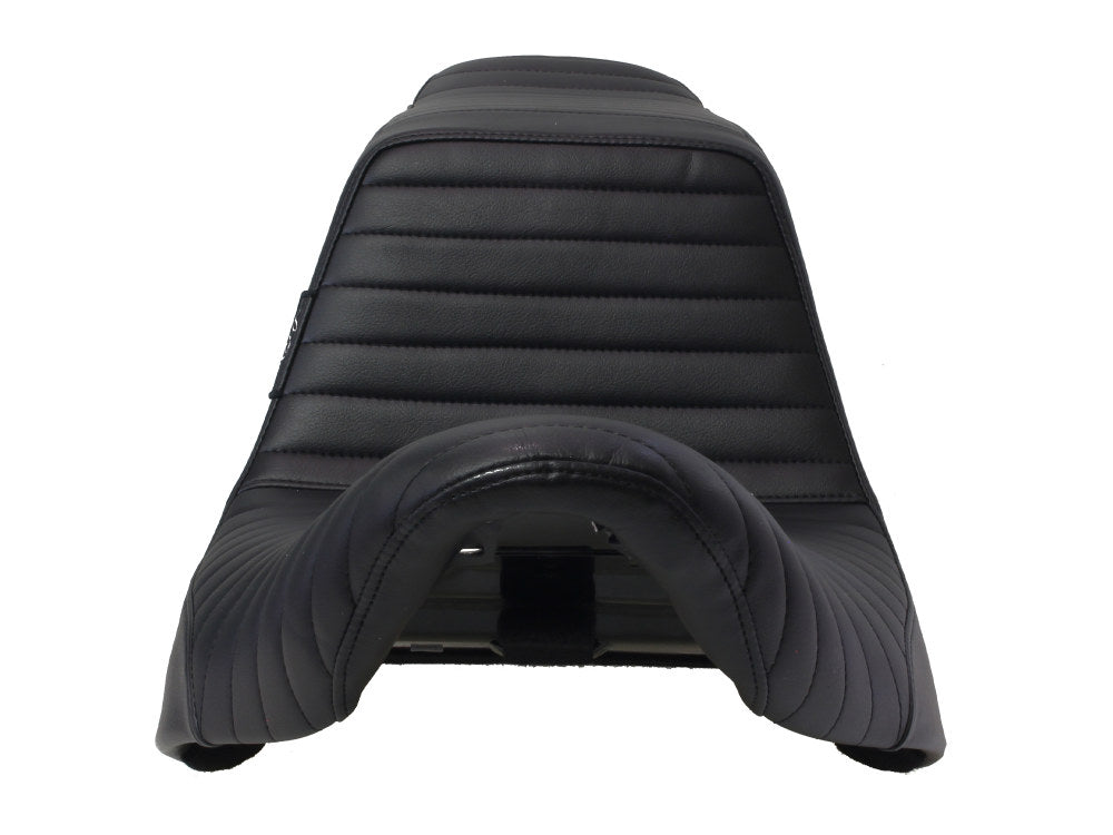 TailWhip Dual Seat with Pleated Stitch. Fits Sport Glide & Low Rider 2018up & Low Rider S 2020up.