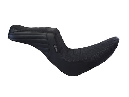 TailWhip Dual Seat with Track Pleated Seating. Fits Sport Glide & Low Rider 2018up & Low Rider S 2020up.