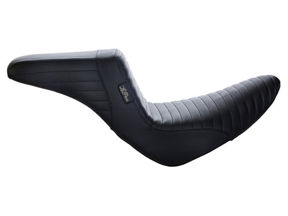 KickFlip Dual Seat with Pleated Stitch. Fits Sport Glide & Low Rider 2018up & Low Rider S 2020up.