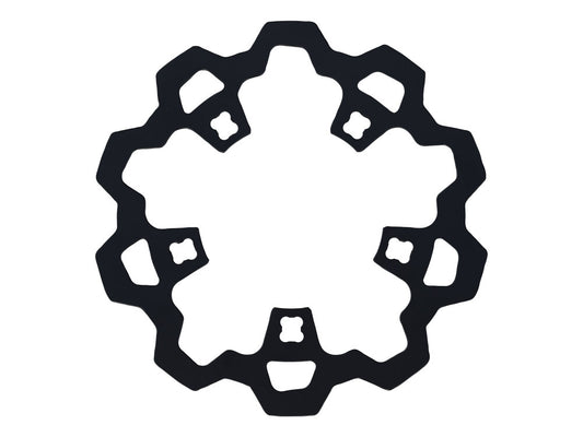 11.8in. Front Enforcer/Prodigy Disc Rotor - Black. Fits Touring 2014-2023 with OEM Wheel.