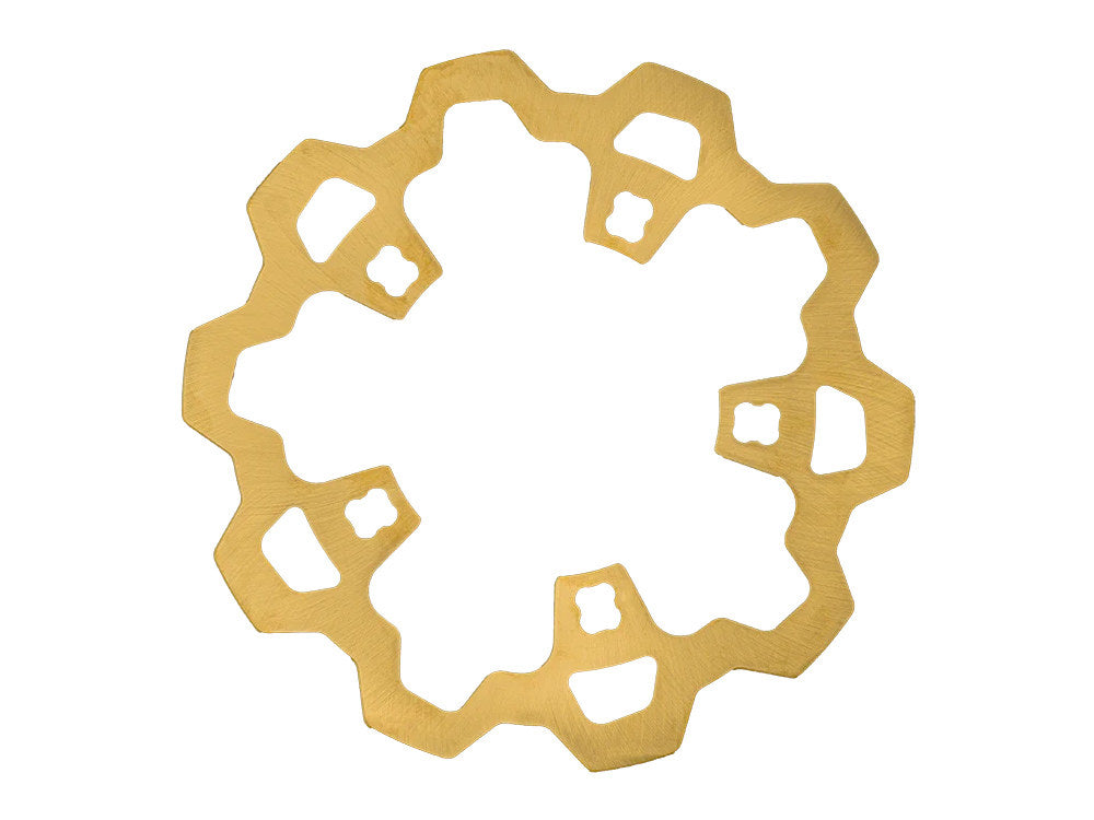 11.8in. Front Enforcer/Prodigy Disc Rotor - Gold. Fits Touring 2014-2023 with OEM Wheel.