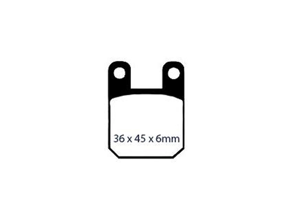 Gold-Plus Brake Pads. Fits Performance Machine 125X4SL & 125X45 Calipers.