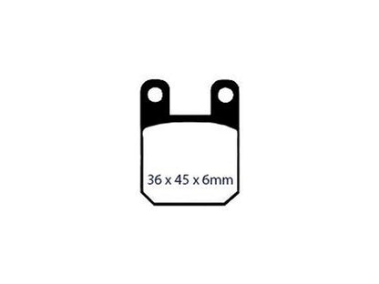 Gold-Plus Brake Pads. Fits Performance Machine 125X4SL & 125X45 Calipers.
