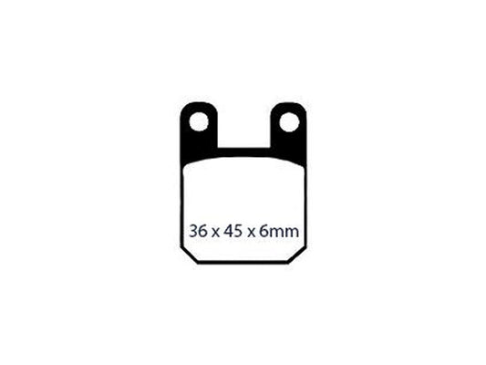 Gold-Plus Brake Pads. Fits Performance Machine 125X4SL & 125X45 Calipers.