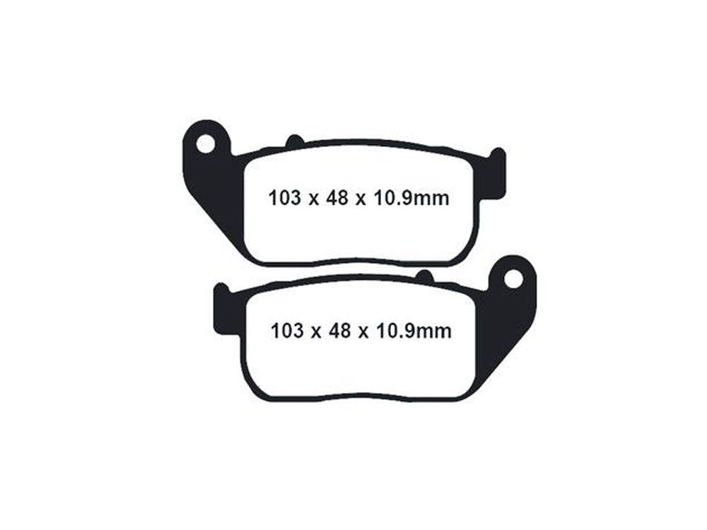Z-Plus Brake Pads. Fits Front on Sportster 2004-2013.