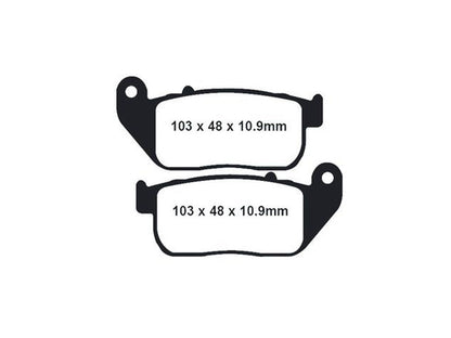 Z-Plus Brake Pads. Fits Front on Sportster 2004-2013.