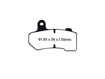 Z-Plus Brake Pads. Fits Front or Rear on Touring 2008up & V-Rod 2006-2017.