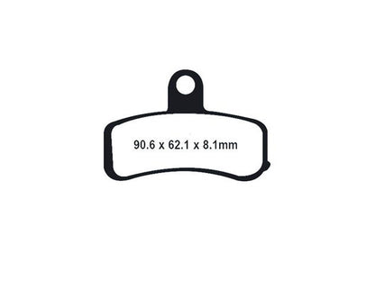 Gold-Plus Brake Pads. Fits Front on Dyna 2008-2017 & Softail 2008-2014.