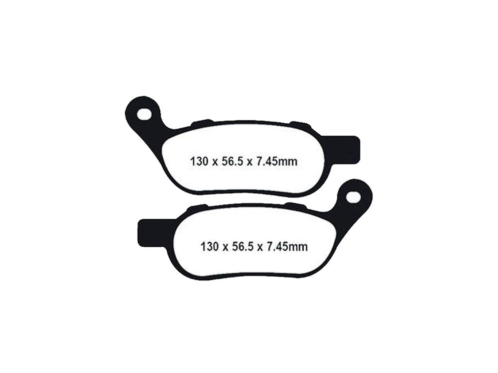 Gold-Plus Brake Pads. Fits Rear on Dyna & Softail 2008-2017.
