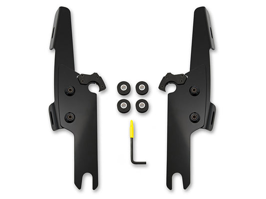 Black Batwing Fairing Trigger-Lock Mounting Hardware. Fits Freewheeler Trike 2015up.