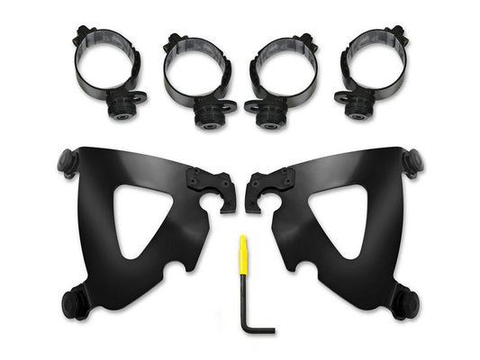 Black Road Warrior Trigger-Lock Mounting Hardware. Fits Sport Glide 2018-2024 & Low Rider 'S' 2020-2024.