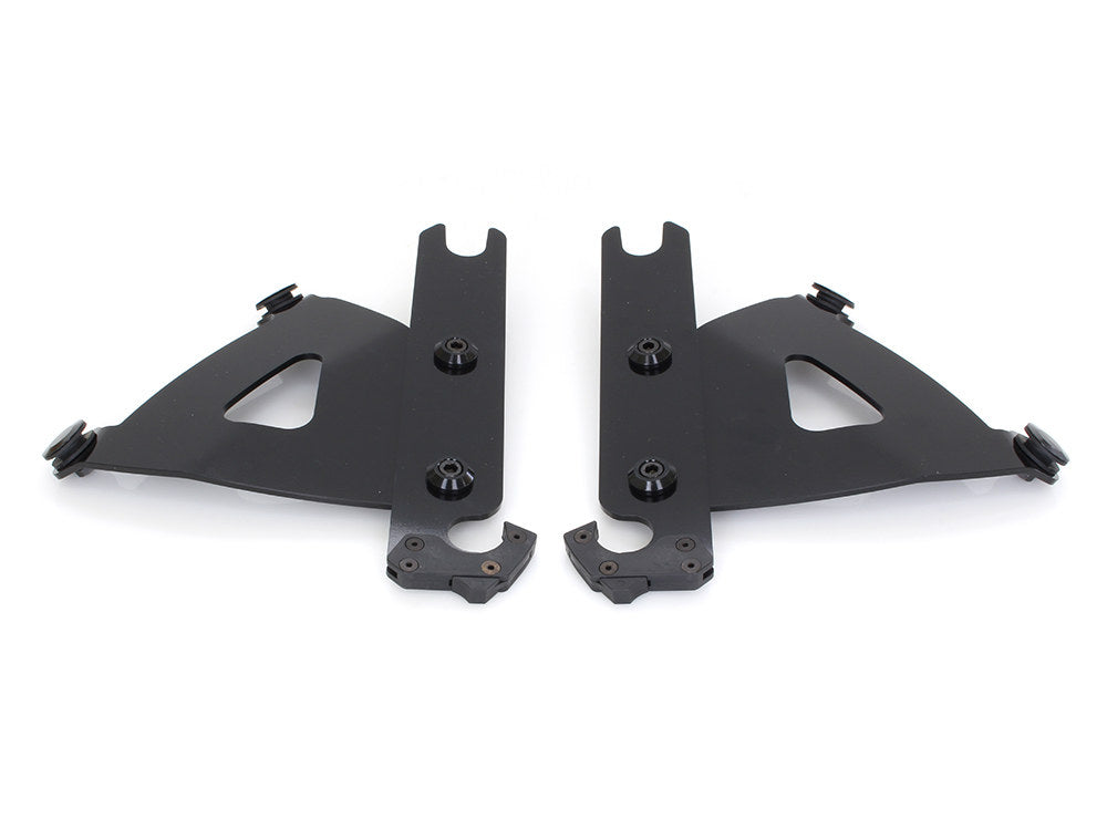 Black Road WarriorRoad Warrior Trigger-Lock Mounting Hardware. Fits FL Softail 1986-2017 With Out Spotlight Bar.