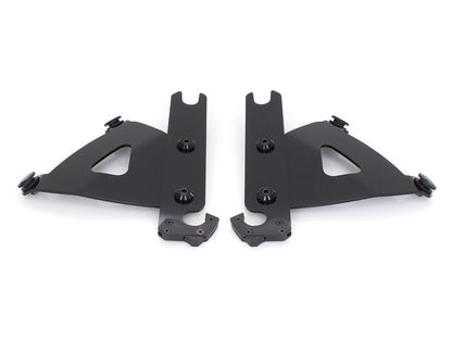 Black Road WarriorRoad Warrior Trigger-Lock Mounting Hardware. Fits FL Softail 1986-2017 With Out Spotlight Bar.