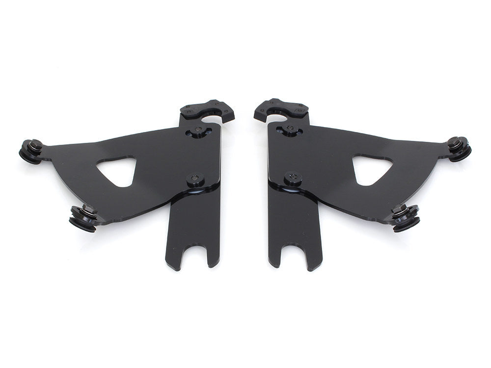 Black Road WarriorRoad Warrior Trigger-Lock Mounting Hardware. Fits FL Softail 1986-2017 With Out Spotlight Bar.