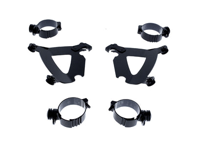 Black Road Warrior Trigger-Lock Mounting Hardware. Low Rider 'S' 2025up