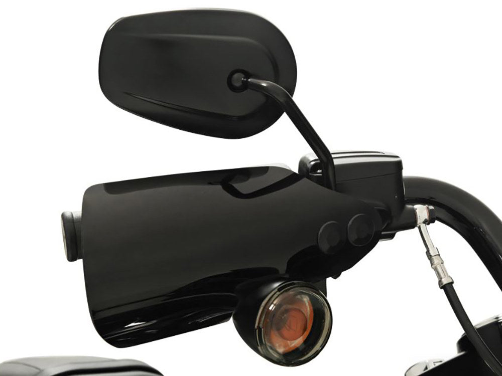 Handguards - Black. Fits Road King Special 2017-2020 running OEM Front Indicators.
