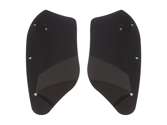 Wind Deflectors - Black. Fits Memphis Shades Batwing Fairing Only