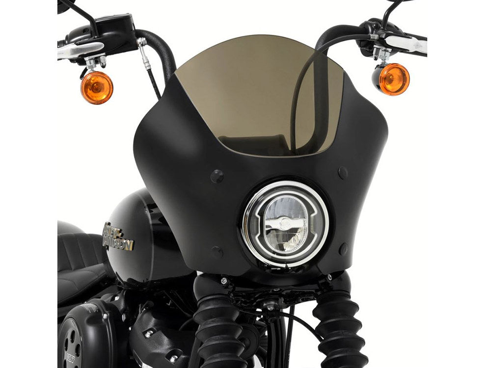 Gauntlet Quarter Fairing. Fits Street Bob 2018up, Sportster 883C/1200C 1992-2010 & Sportster 72 2012-2016.