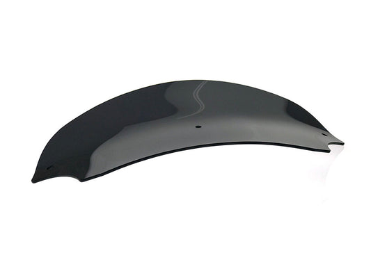 Standard Windshield for Memphis Shades Batwing Fairing. 5in. High, Dark Black.